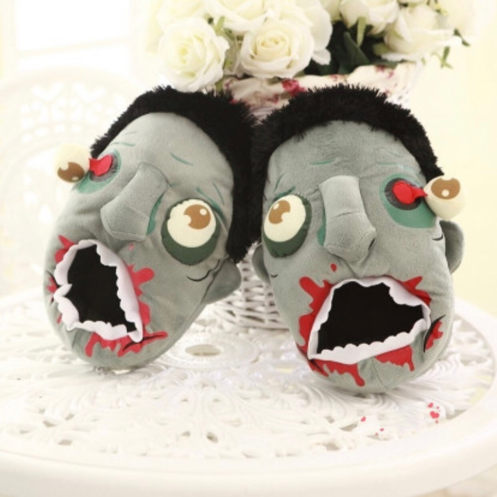 Halloween walking dead slippers